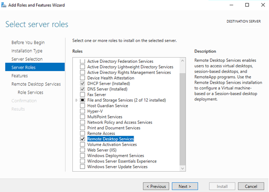 Comment Installer Le R le RDS Et Les CAL Sur Windows Server 2019